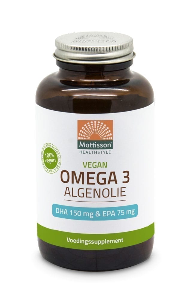 luchthaven Bewijs Klokje Vegan Omega-3 Algae Oil - DHA 150mg EPA 75mg caps. - Feeling Good Açaí